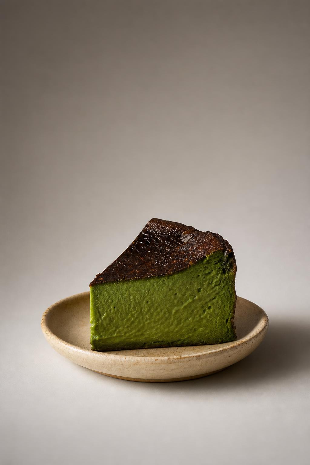 Matcha Basque Cheesecake